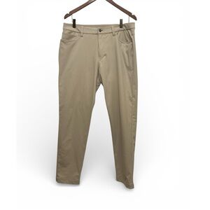Lululemon Athletica Men's Classic ABC Slim Fit Khaki Pants